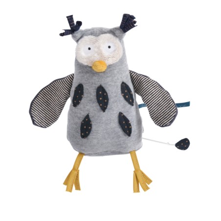 POUPEE MUSIQUE HIBOU LES MOUSTACHES