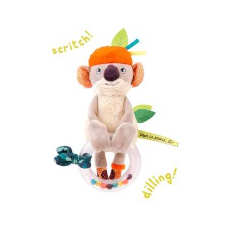 HOCHET ANNEAU BILLES KOALA KOCO DANS LA JUNGLE