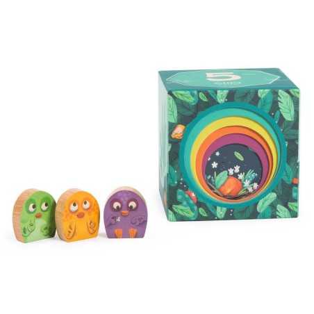 CUBES EMPILABLES DANS LA JUNGLE