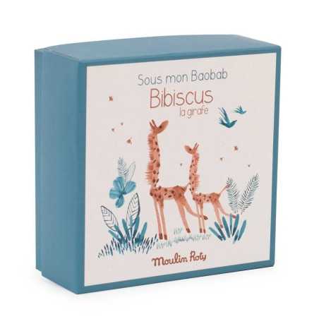 DOUDOU ATTACHE-TETINE GIRAFE SOUS MON BAOBAB