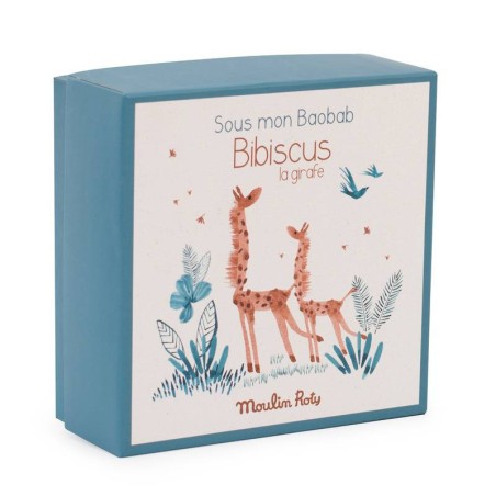 DOUDOU ATTACHE-TETINE GIRAFE SOUS MON BAOBAB