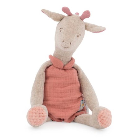 POUPEE GIRAFE BIBISCUS SOUS MON BAOBAB
