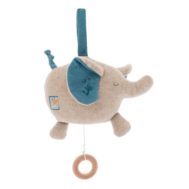POUPEE MUSIQUE ELEPHANT SOUS MON BAOBAB