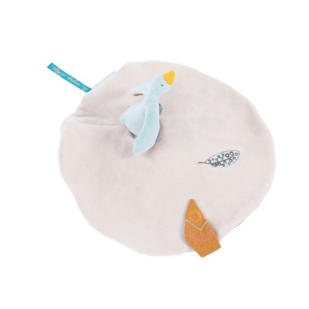 DOUDOU ATTACHE TETINE PETITE OIE OLGA LE VOYAGE D'OLGA