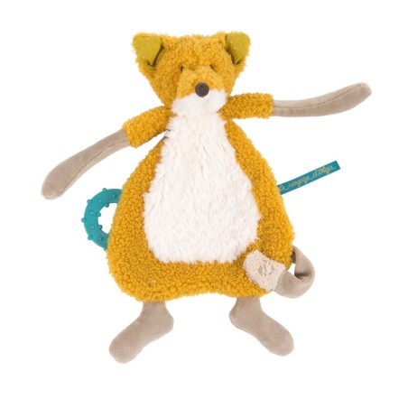 DOUDOU ATTACHE TETINE RENARD LE VOYAGE D'OLGA