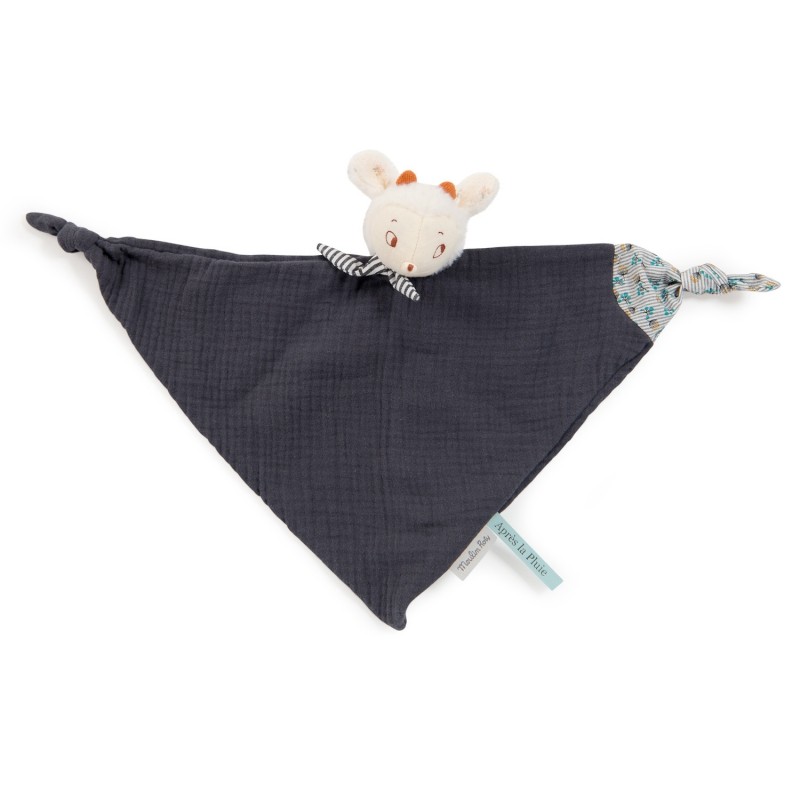 DOUDOU MOUTON GRIS APRES LA PLUIE