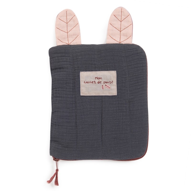 PROTEGE CARNET DE SANTE GRIS APRES LA PLUIE