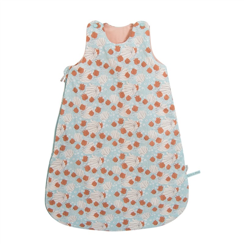 GIGOTEUSE FLEURIE BLEUE 70 CM APRES LA PLUIE