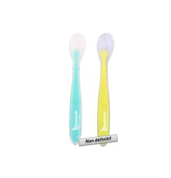 CUILLERES EN SILICONE - LOT DE 2