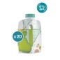 FOODII- GOURDES REUTILISABLES X 20