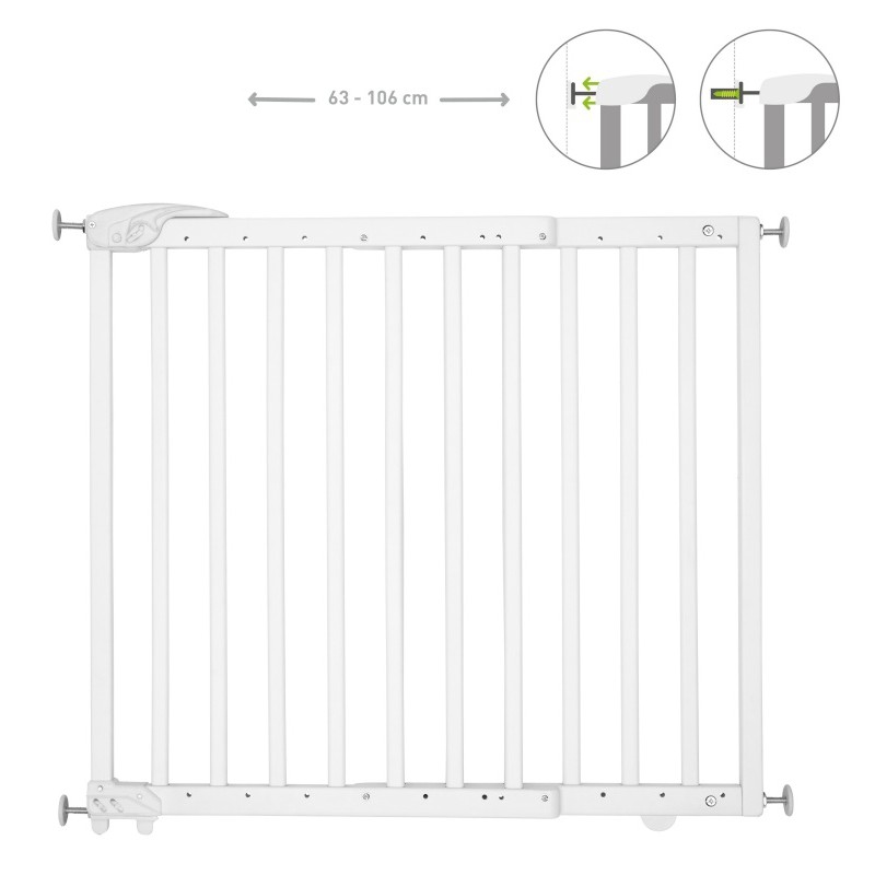 DECO POP - BLANC - FIXATION VIS ET PRESSION