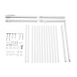DECO POP - BLANC - FIXATION VIS ET PRESSION