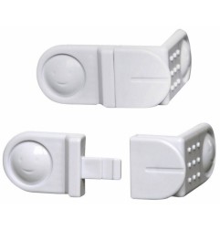 LOQUETS ANGLE X 2 BLANC