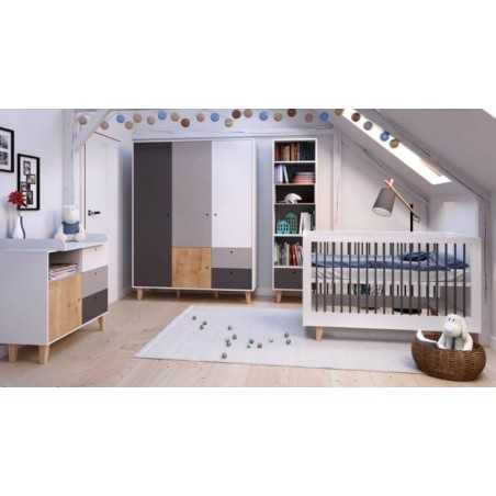 ARMOIRE 2 PORTES OAK/BOIS CONCEPT