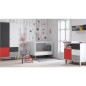 COMMODE BLANC/GRIS ROUGE CHAMBRE CONCEPT