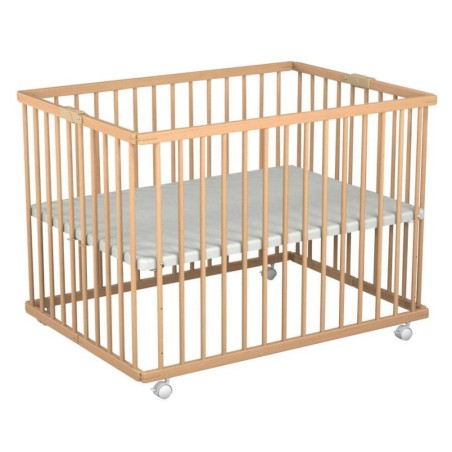 PARC BOIS PLIANT ALIZEE 2 BRUT