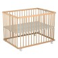 PARC BOIS PLIANT ALIZEE 2 BRUT
