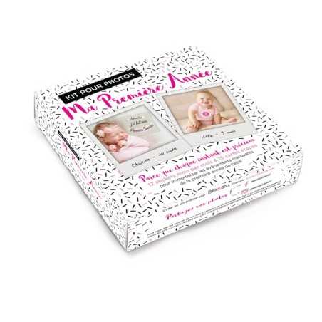 KIT POUR PHOTOS MA PREMIERE ANNEE FILLE