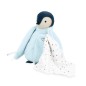 PELUCHE A BISOUS MANCHOT BLEU