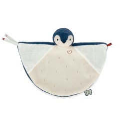 DOUDOU MANCHOT BLEU