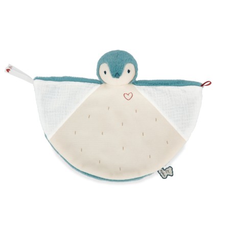 DOUDOU MANCHOT VERT