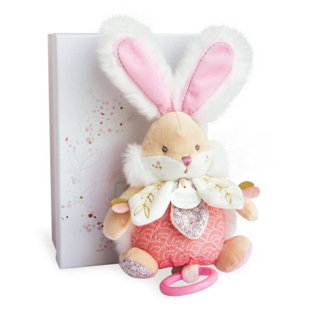 BOITE A MUSIQUE ROSE - LAPIN DE SUCRE