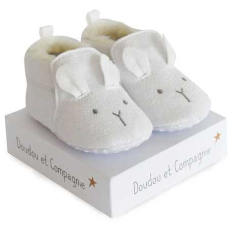 CHAUSSONS BEBE BLANC