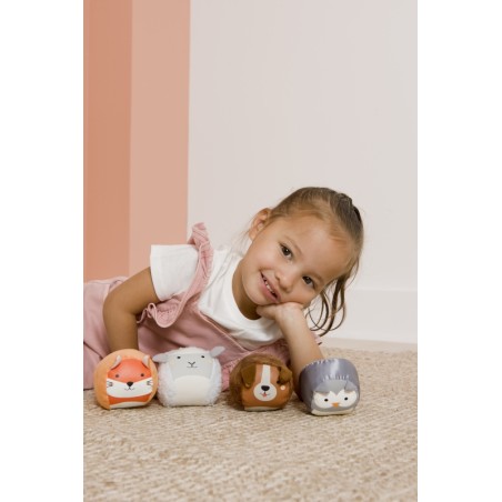 LES DOOBALLS - SET DE 4 BALLES DOUDOUS FERME