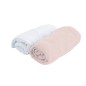LOT DE 2 DRAPS-HOUSSE 60X120 CM BLANC DRAGEE