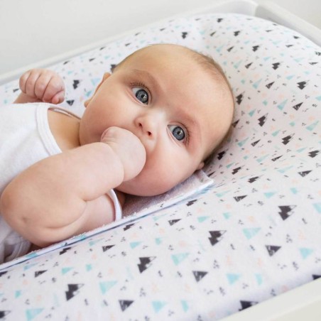 MATELAS A LANGER   HOUSSE BOREALE