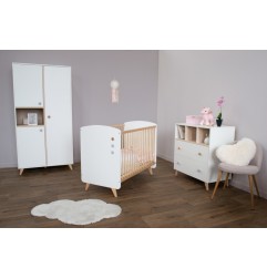 ENSEMBLE LIT 60X120 + COMMODE + PLAN A LANGER SENJA