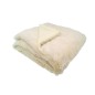 COUVERTURE SNOW DOUBLEE MICRODOUX CREME