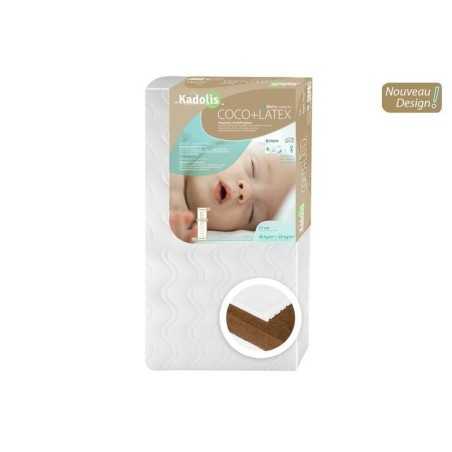 MATELAS BEBE COCO LATEX 70 X 140 CM