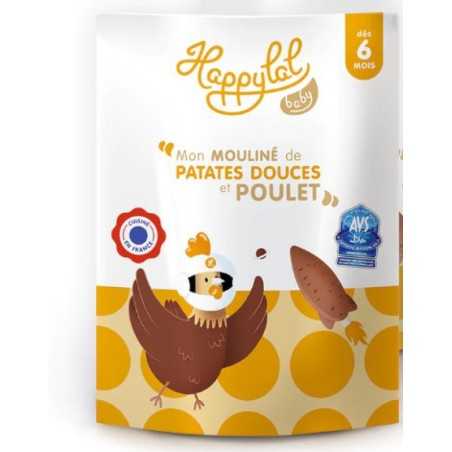 Mon mouliné de patates douces et poulet 6M