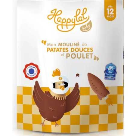 Mon mouliné de patates douces et poulet 12M