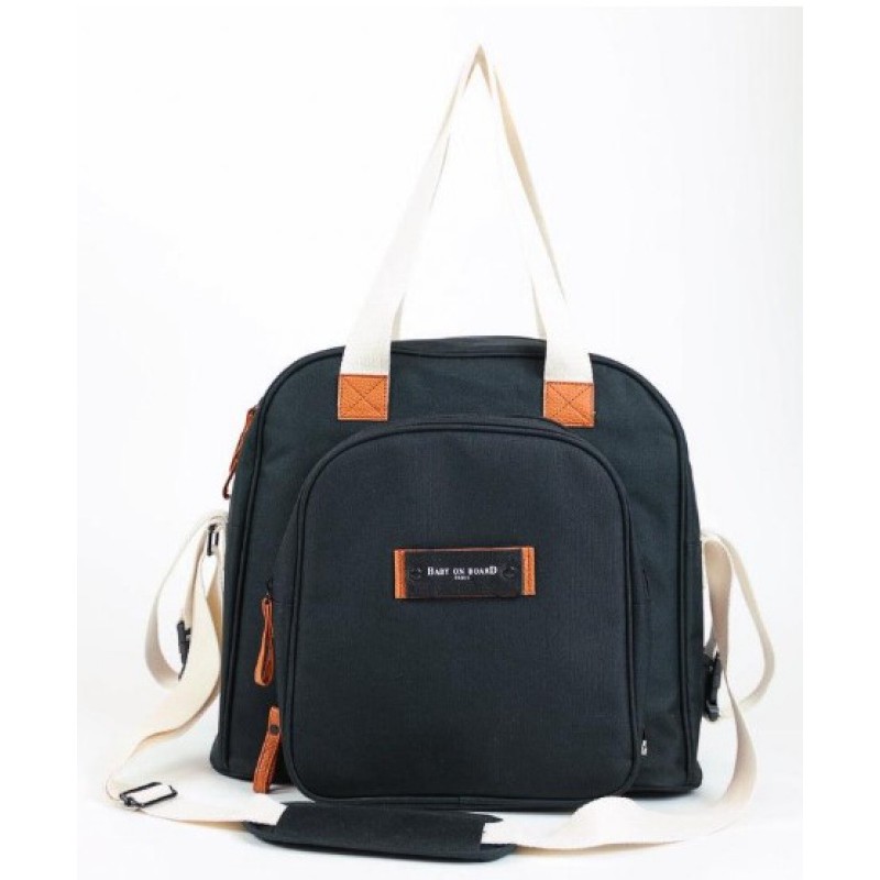 SAC A DOS A LANGER SQUARE DUO NOIR