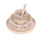 COFFRET REPAS TINY FARMER MOUTON/OIE NATURE (ASSIETTE, BOL, TASSE, CUILLERE) PP