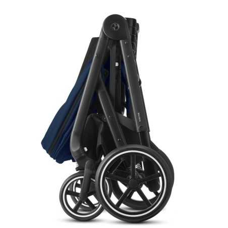 POUSSETTE 4 ROUES BALIOS S LUX SLV DEEP BLACK
