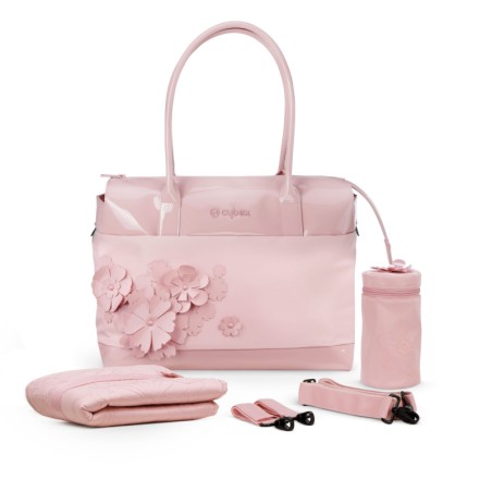 PLATINUM CHANGING BAG FE/SIMPLY FLOWERS PINK-LIGHT PINK PU1
