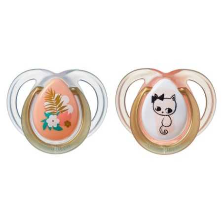 SUCETTE CTN MODA 0-6M FILLE X2