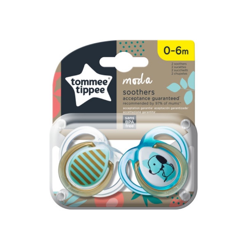 SUCETTE CTN MODA 0-6M GARCON X2