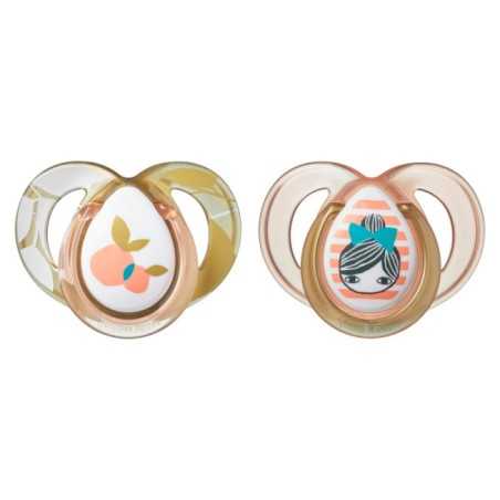 SUCETTE CTN MODA 6-18M FILLE X2