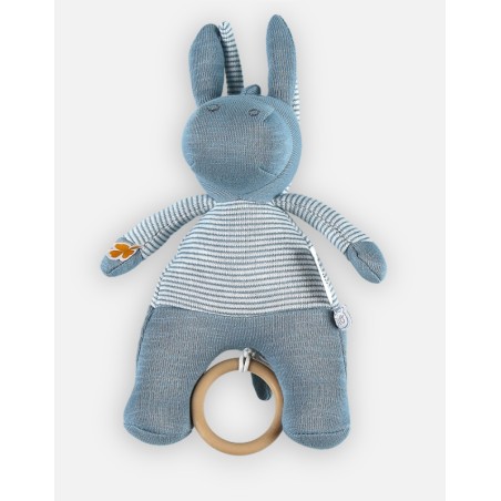 N-P-L PACO BLEU MINI-MUSICAL COTON BIO