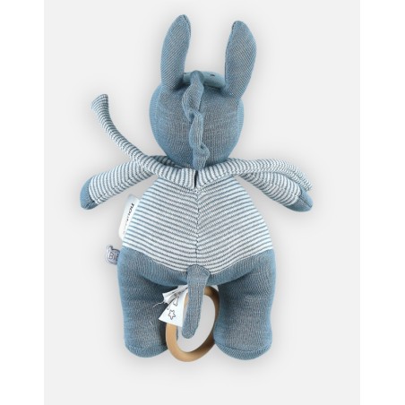N-P-L PACO BLEU MINI-MUSICAL COTON BIO
