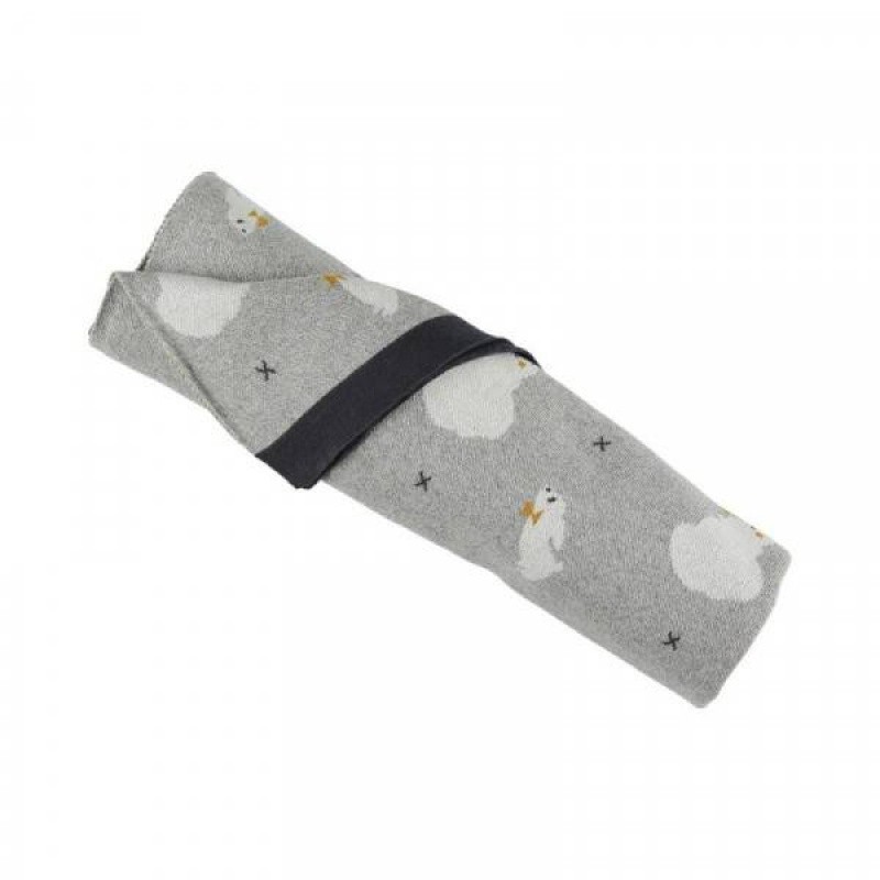 G&S COUVERTURE 100X140CM - JACQUARD BIO