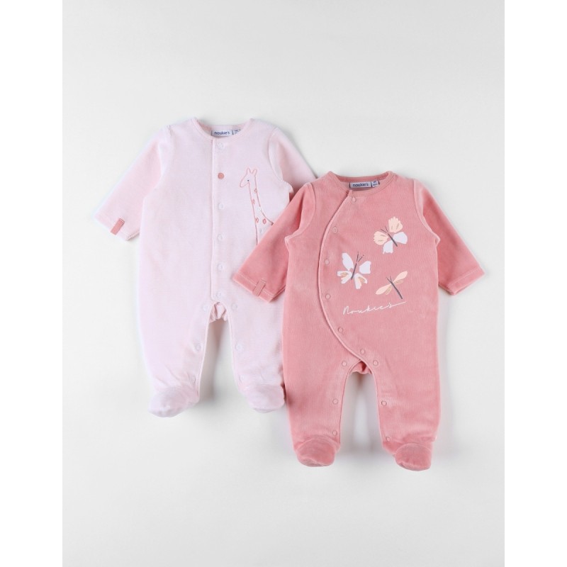GIRAFE ROSE SET DORS BIEN VEL 2X