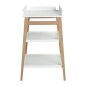 TABLE A LANGER HIP BLANC NATUREL