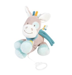 PELUCHE MUSICALE TIM LE CHEVAL TIM   TILOO