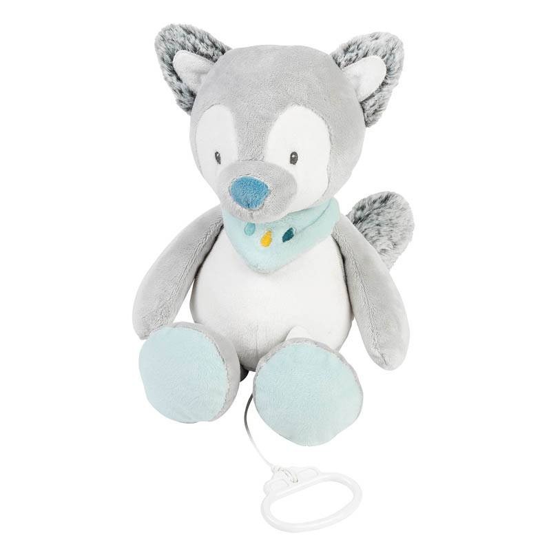 PELUCHE MUSICALE TILOO LE LOUP TIM   TILOO