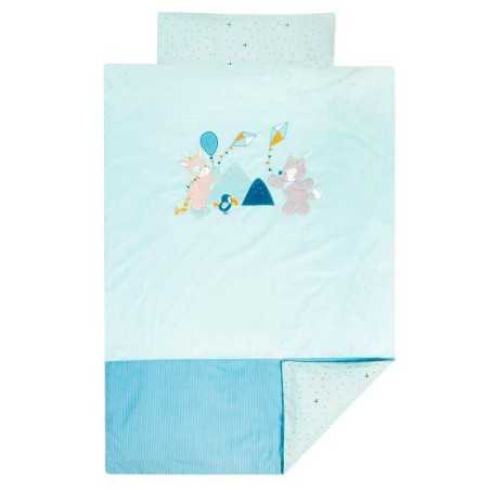 HOUSSE DE COUETTE 100X140 TAIE D OREILLER TIM TILOO